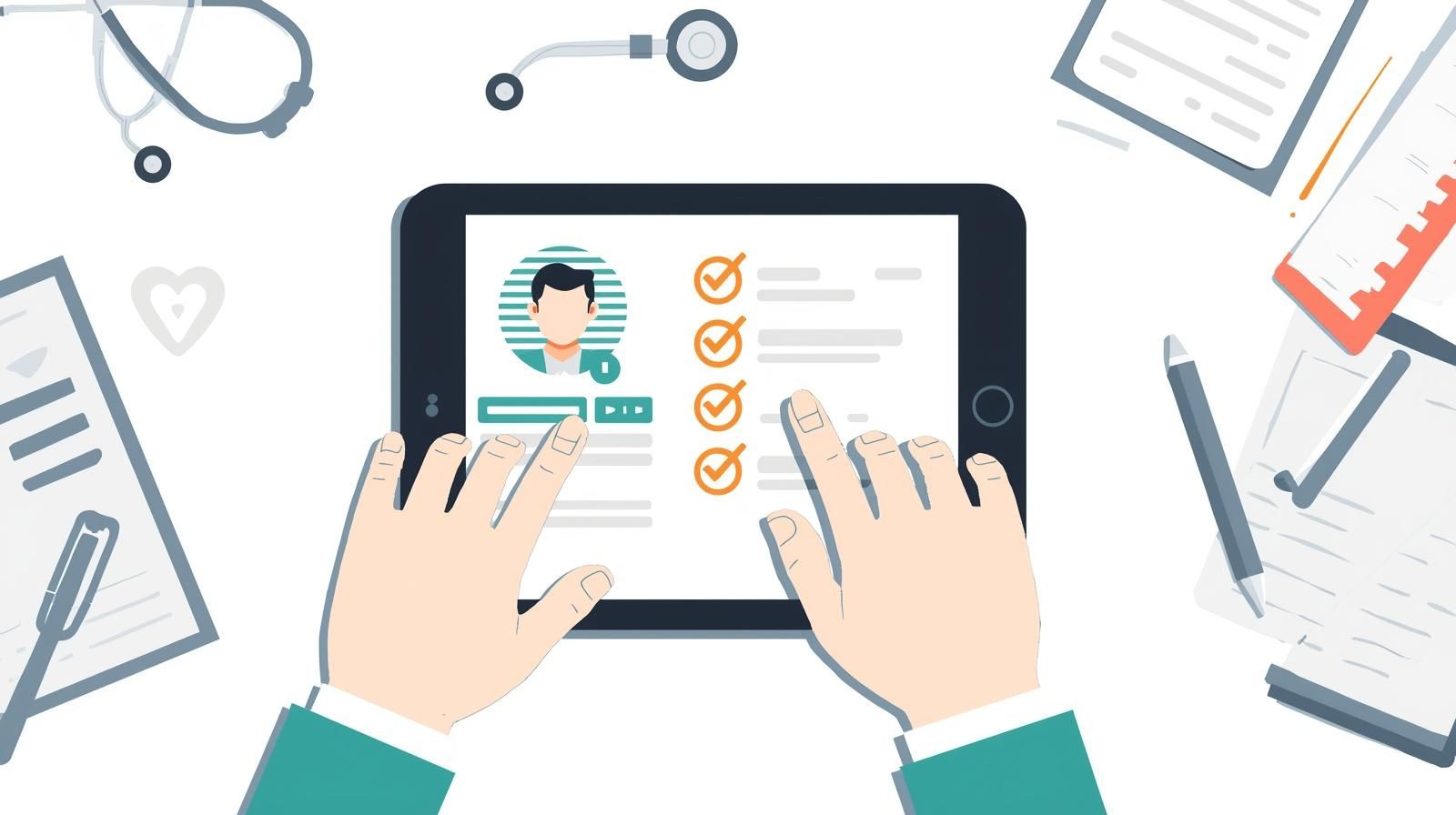 Caregivers build trust by using a tablet to manage digital references and verified work history in home care