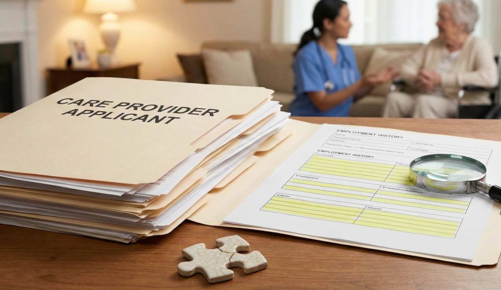 incomplete work history